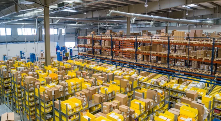 entrepôt de stockage de marchandises